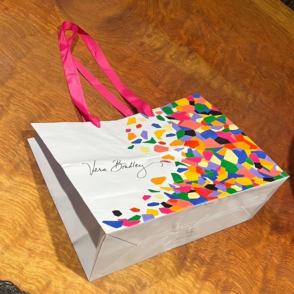 Vera Bradley 16” x 12” x 6” Paper Shopping Bag